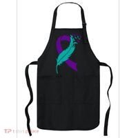 Feather Ribbon Suicide Prevention Awareness Apron thumb 0