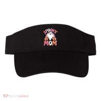 Family Retro Spooky Mom Groovy Retro Halloween Ghost Costume Gift Visor thumb 0