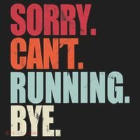 Funny Running Sorry Can't Running Bye Running Beanie thumb 2