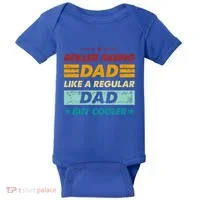 Funny Roller Skiing Dad Like A Regular Dad But Cooler Gift Baby Bodysuit thumb 0