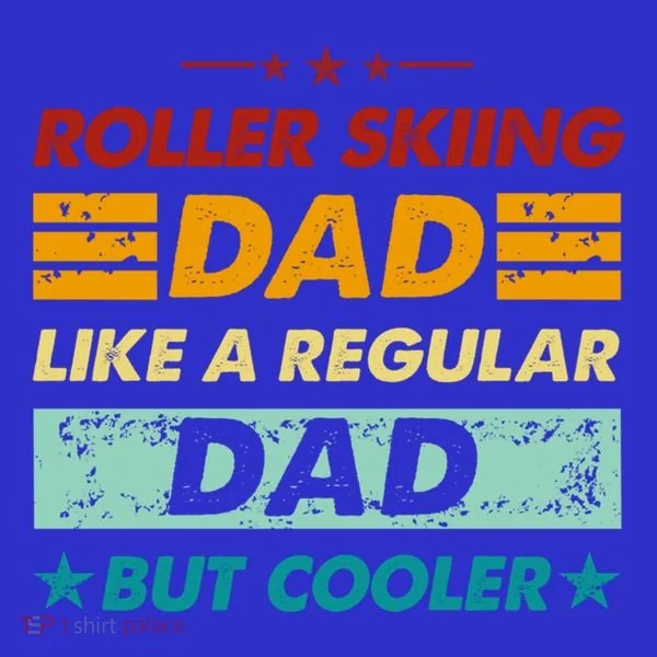 Funny Roller Skiing Dad Like A Regular Dad But Cooler Gift Toddler Hoodie