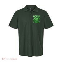 Funny Retro St Patricks Day Patrick Was A Saint But I Aint Polo thumb 0