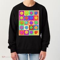 Funny Retro Trippy Smiley Pop Art Poster Women's Sweatshirt thumb 0