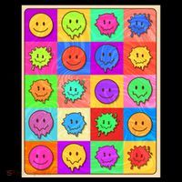 Funny Retro Trippy Smiley Pop Art Poster Coffee Mug thumb 5