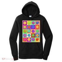 Funny Retro Trippy Smiley Pop Art Poster Women's Hoodie thumb 0