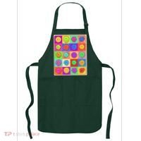 Funny Retro Trippy Smiley Pop Art Poster Apron thumb 0
