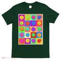Funny Retro Trippy Smiley Pop Art Poster T-Shirt thumb 0