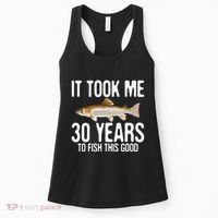 Funny Rainbow Trout Fishing 30th Birthday 30 Years To Fish Women's Tank Top thumb 0