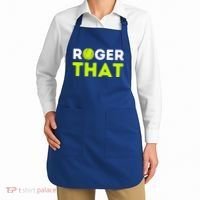 Funny Roger That Gift Funny Tennis Player & Tennis Coach Gift Apron thumb 2