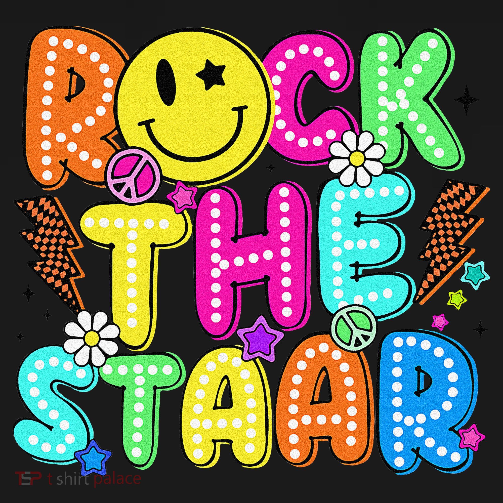 Funny Rock The Test Testing Day Teacher Student Motivational Doggie Tank