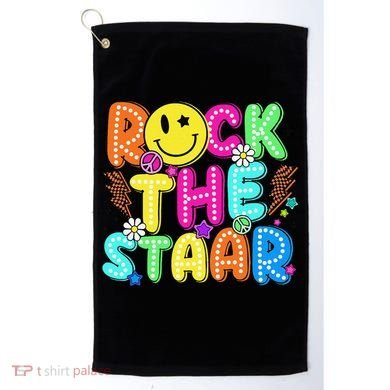 Funny Rock The Test Testing Day Teacher Student Motivational Golf Towel