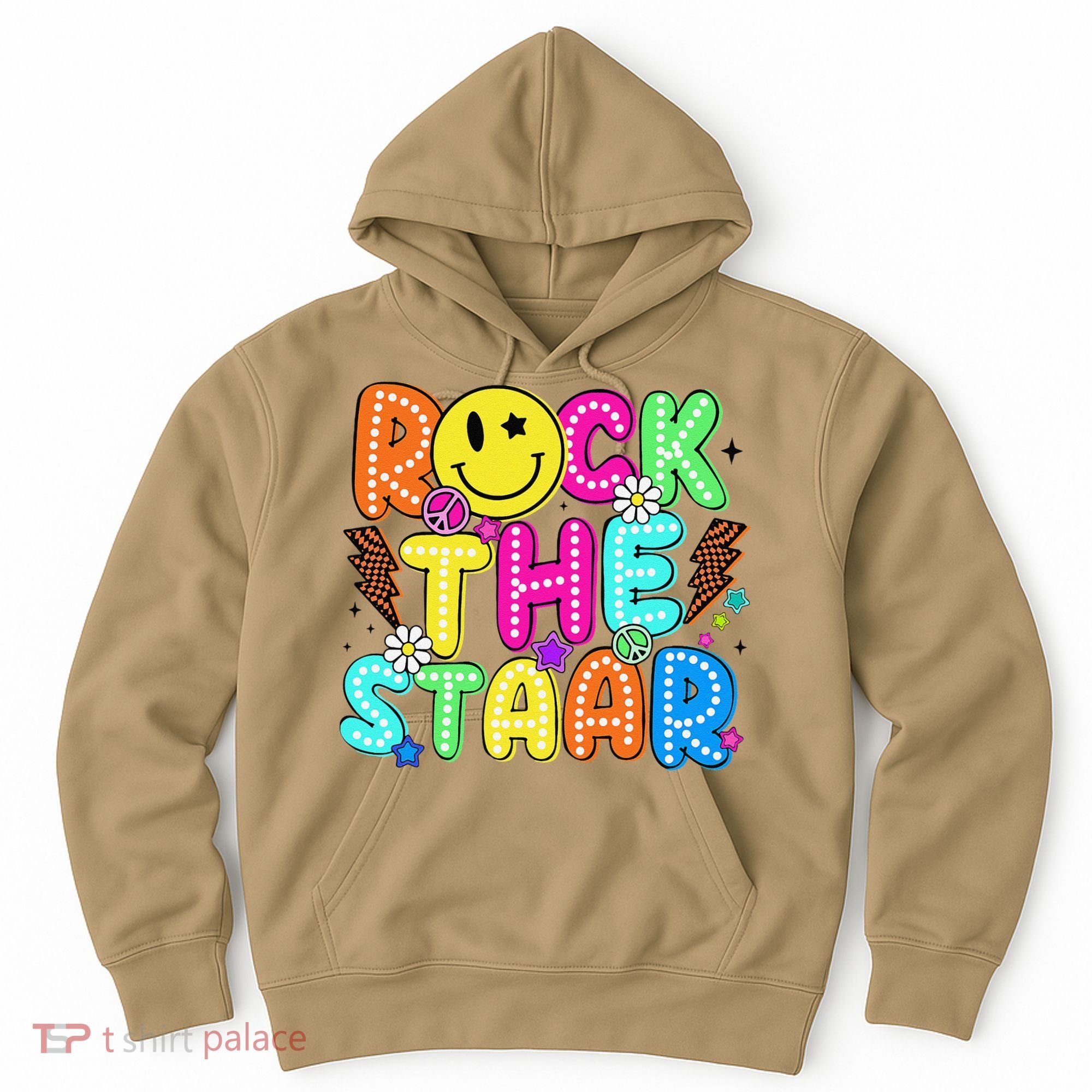 Funny Rock The Test Testing Day Teacher Student Motivational Hoodie