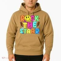 Funny Rock The Test Testing Day Teacher Student Motivational Hoodie thumb 2