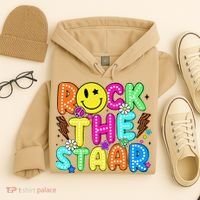 Funny Rock The Test Testing Day Teacher Student Motivational Hoodie thumb 4
