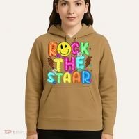 Funny Rock The Test Testing Day Teacher Student Motivational Hoodie thumb 5