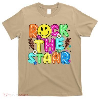 Funny Rock The Test Testing Day Teacher Student Motivational T-Shirt