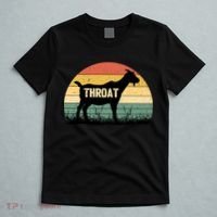 Funny Retro Throat Goat Sunset - Adult Humor Costume T-Shirt thumb 5