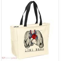 Funny Respiratory Therapist Lung Nerd Fun Rt Cute Gift Tote Bag thumb 2