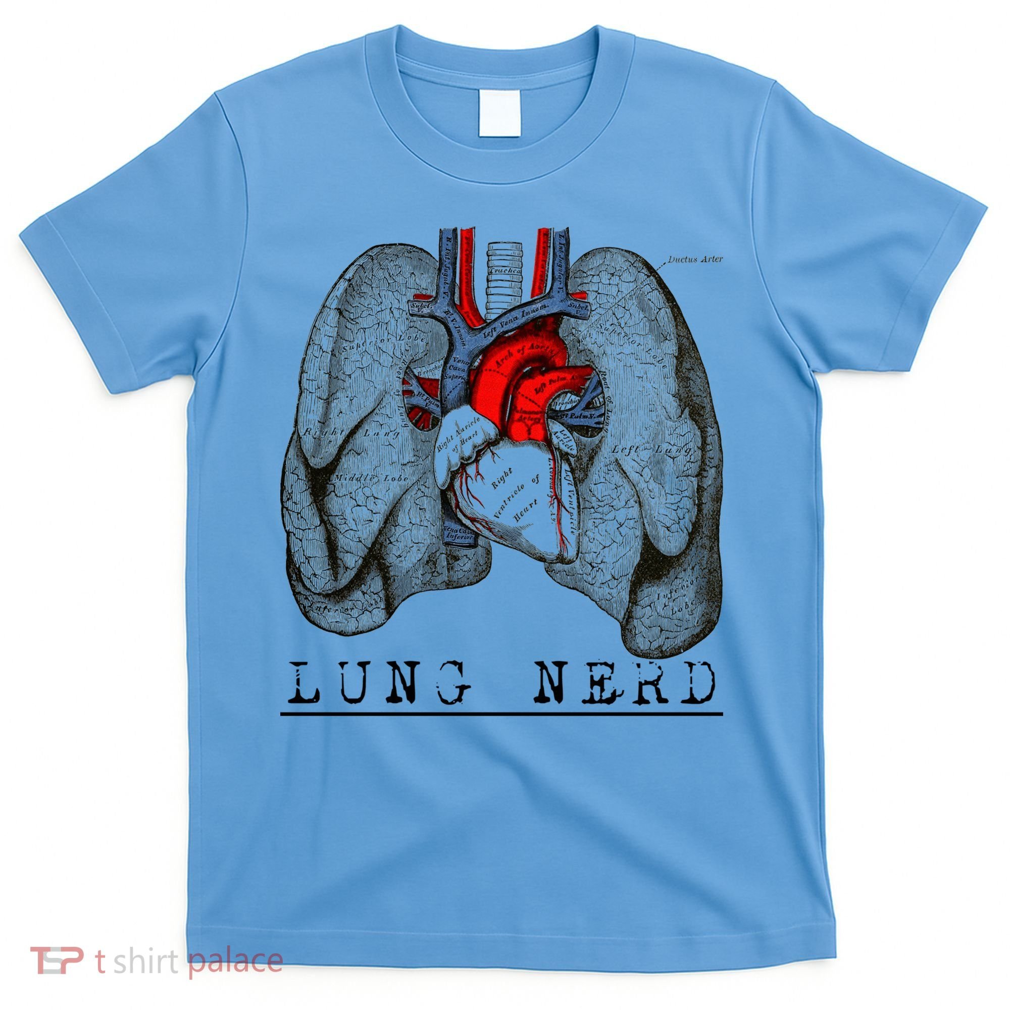 Funny Respiratory Therapist Lung Nerd Fun Rt Cute Gift T-Shirt