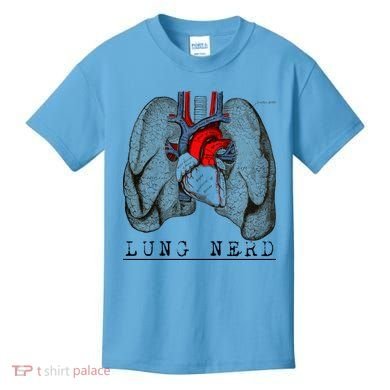 Funny Respiratory Therapist Lung Nerd Fun Rt Cute Gift Kids T-Shirt