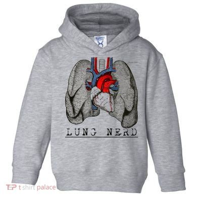 Funny Respiratory Therapist Lung Nerd Fun Rt Cute Gift Toddler Hoodie