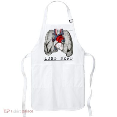 Funny Respiratory Therapist Lung Nerd Fun Rt Cute Gift Apron