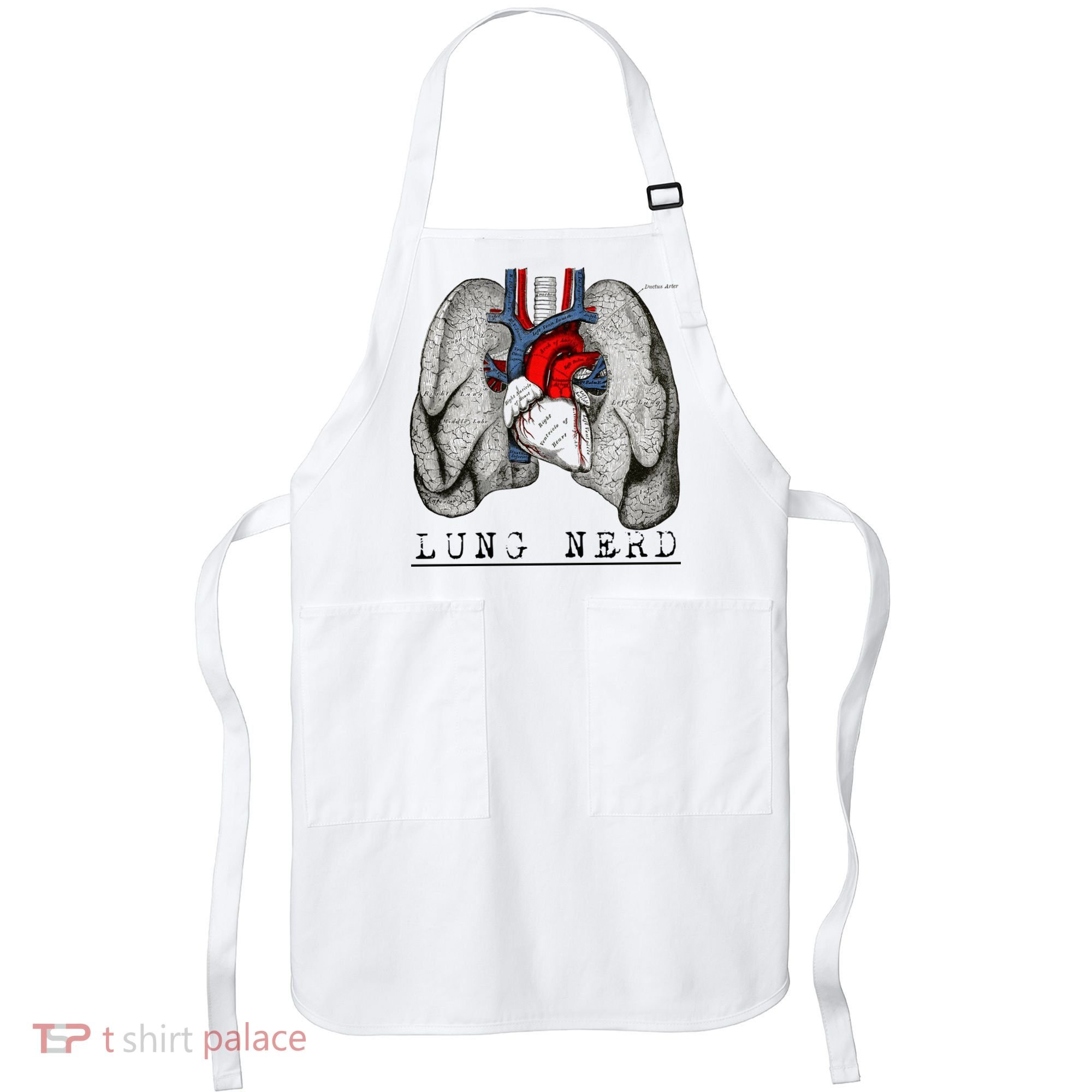 Funny Respiratory Therapist Lung Nerd Fun Rt Cute Gift Apron