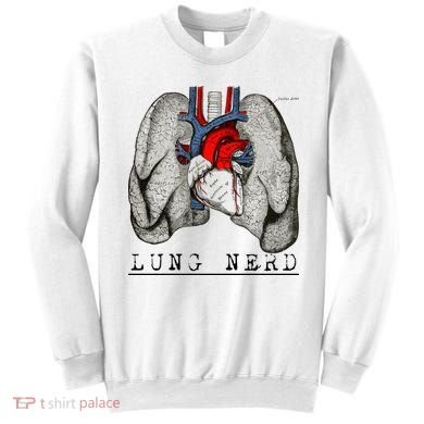 Funny Respiratory Therapist Lung Nerd Fun Rt Cute Gift Sweatshirt