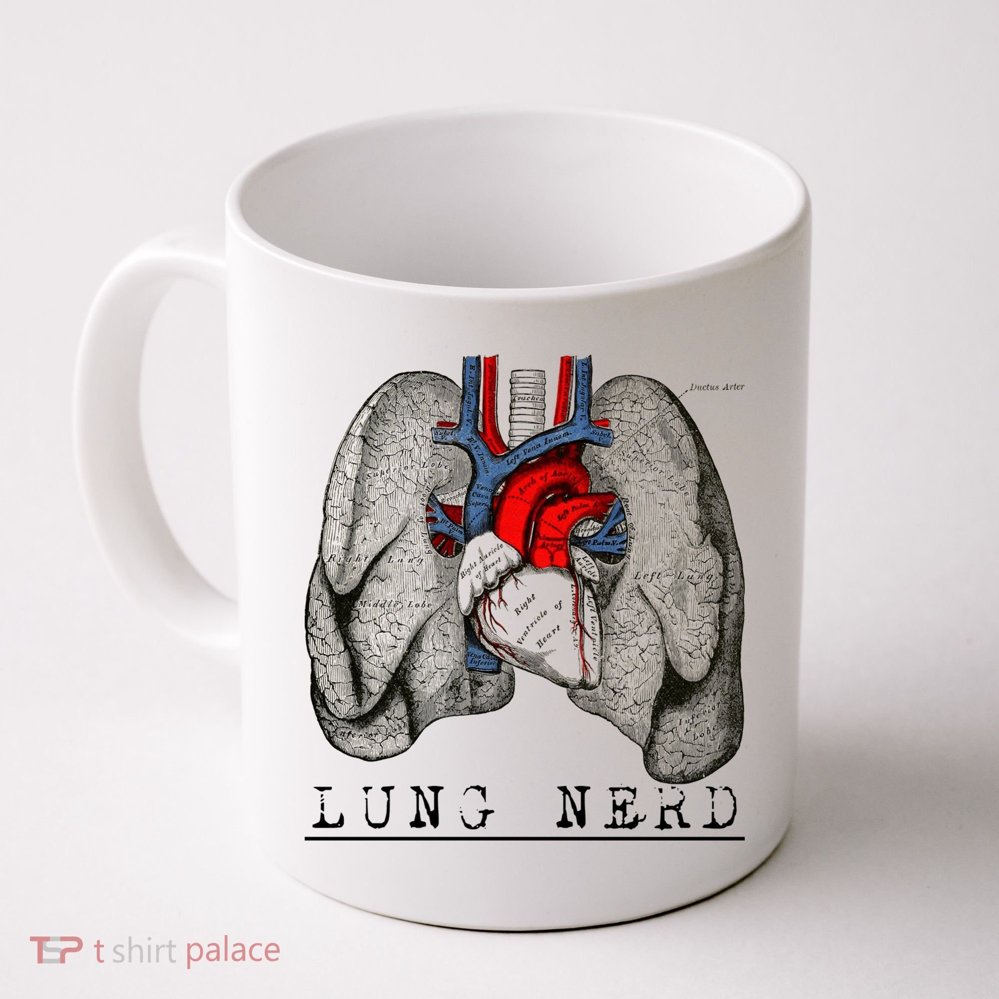 Funny Respiratory Therapist Lung Nerd Fun Rt Cute Gift Coffee Mug