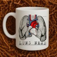 Funny Respiratory Therapist Lung Nerd Fun Rt Cute Gift Coffee Mug thumb 2