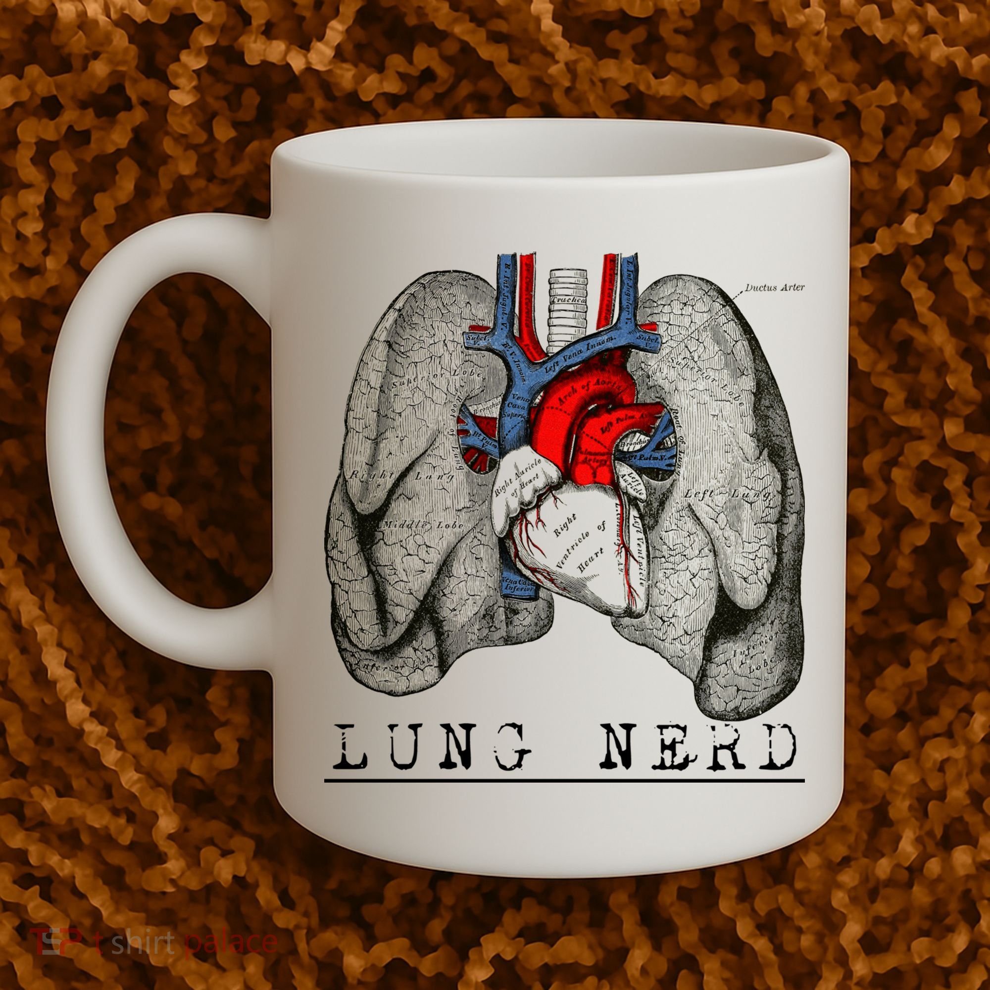 Funny Respiratory Therapist Lung Nerd Fun Rt Cute Gift Coffee Mug