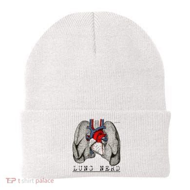 Funny Respiratory Therapist Lung Nerd Fun Rt Cute Gift Beanie