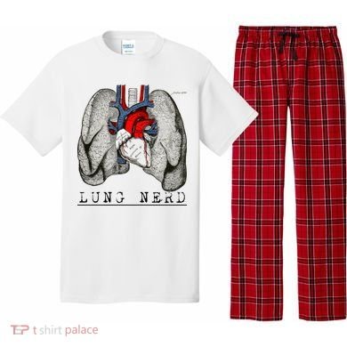 Funny Respiratory Therapist Lung Nerd Fun Rt Cute Gift Pajama Set
