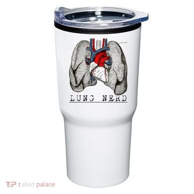 Funny Respiratory Therapist Lung Nerd Fun Rt Cute Gift Tumbler