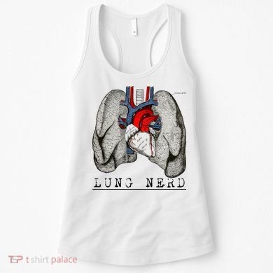Funny Respiratory Therapist Lung Nerd Fun Rt Cute Gift Women's Tank Top