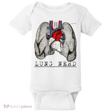 Funny Respiratory Therapist Lung Nerd Fun Rt Cute Gift Baby Bodysuit