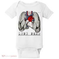 Funny Respiratory Therapist Lung Nerd Fun Rt Cute Gift Baby Bodysuit thumb 0