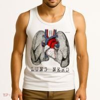 Funny Respiratory Therapist Lung Nerd Fun Rt Cute Gift Tank Top thumb 3