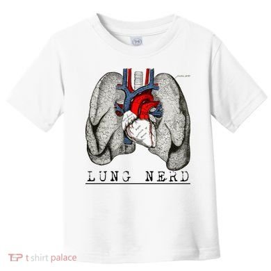 Funny Respiratory Therapist Lung Nerd Fun Rt Cute Gift Toddler T-Shirt