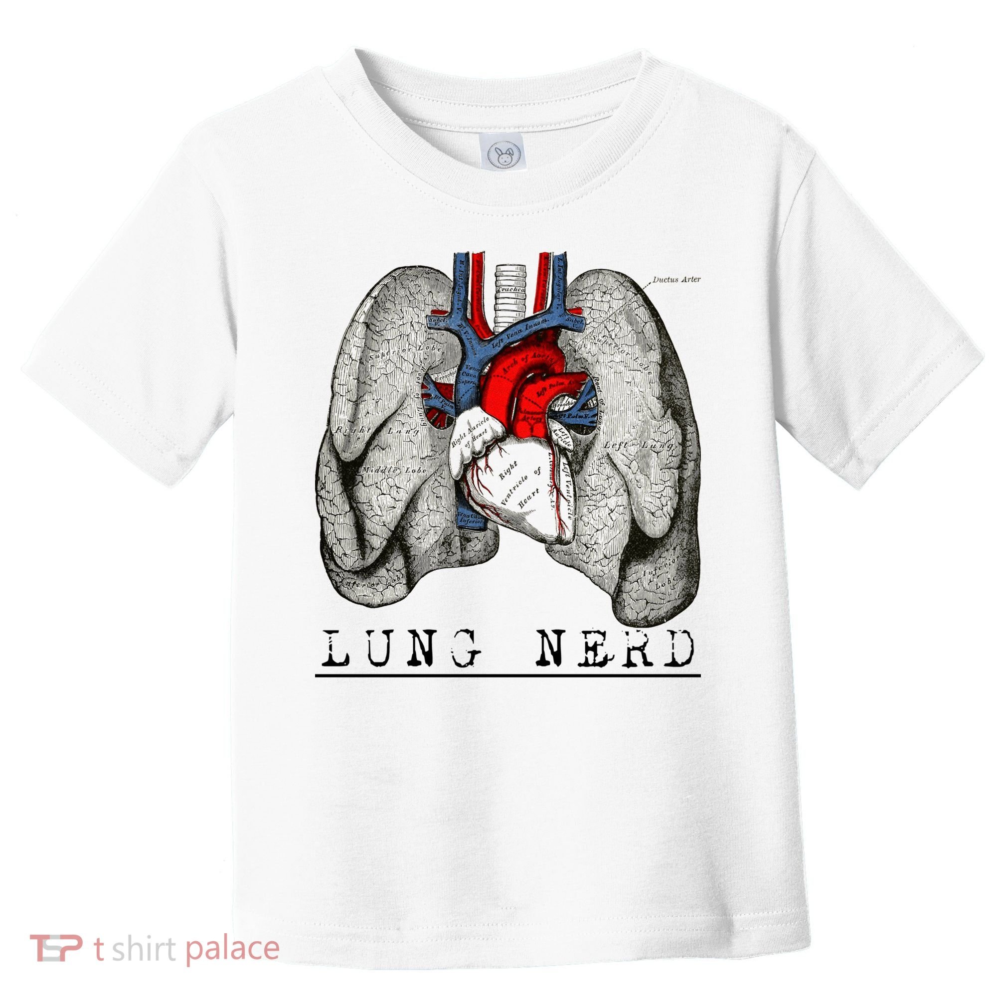 Funny Respiratory Therapist Lung Nerd Fun Rt Cute Gift Toddler T-Shirt