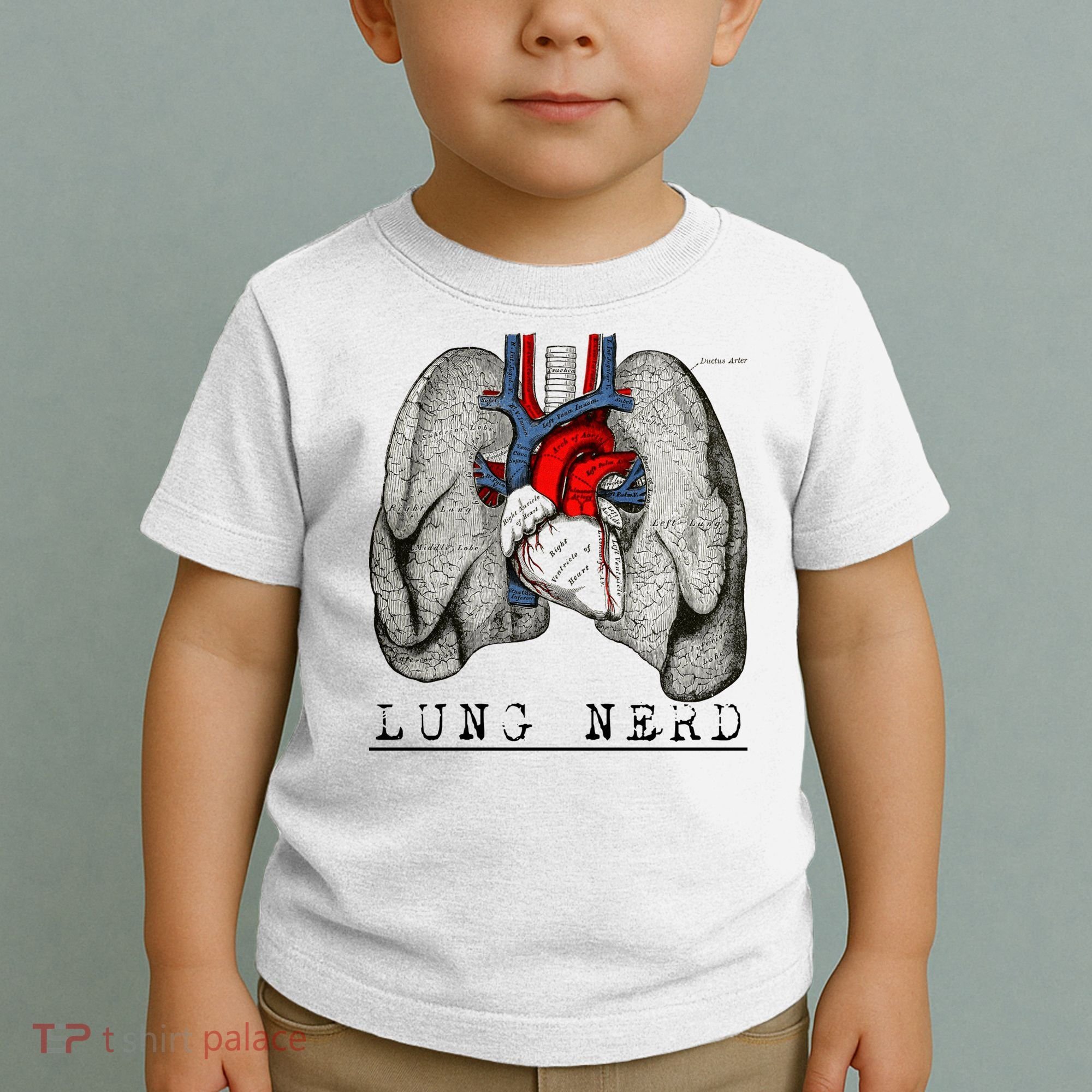 Funny Respiratory Therapist Lung Nerd Fun Rt Cute Gift Toddler T-Shirt