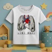 Funny Respiratory Therapist Lung Nerd Fun Rt Cute Gift Toddler T-Shirt thumb 3