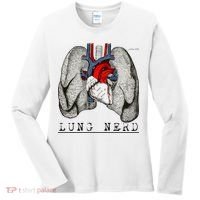 Funny Respiratory Therapist Lung Nerd Fun Rt Cute Gift Women's Long Sleeve Shirt thumb 0