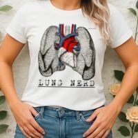 Funny Respiratory Therapist Lung Nerd Fun Rt Cute Gift Women's T-Shirt thumb 2