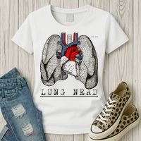 Funny Respiratory Therapist Lung Nerd Fun Rt Cute Gift Women's T-Shirt thumb 3