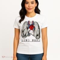 Funny Respiratory Therapist Lung Nerd Fun Rt Cute Gift Women's T-Shirt thumb 4