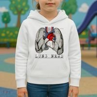 Funny Respiratory Therapist Lung Nerd Fun Rt Cute Gift Kids Hoodie thumb 3