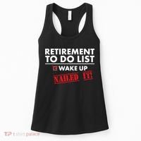 Funny Retirement To do List. Gift Funny Retirement Humor Women's Tank Top thumb 0