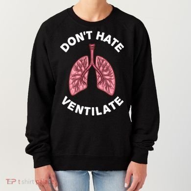 Funny Respiratory Therapy Rt Art Lung Doctor Gift Women's Sweatshirt