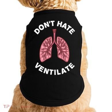 Funny Respiratory Therapy Rt Art Lung Doctor Gift Doggie Tank